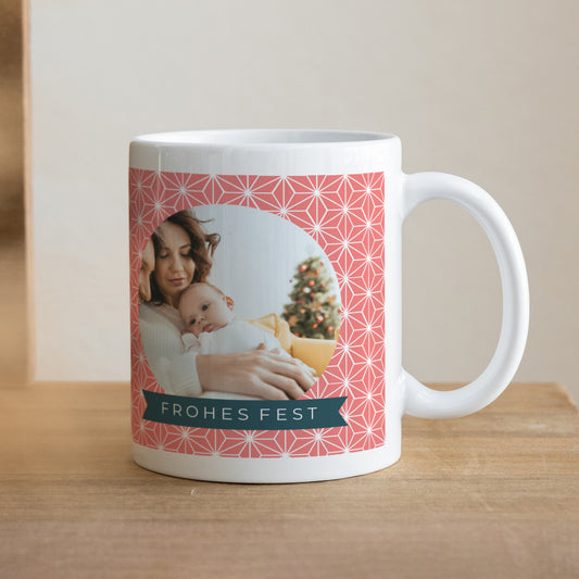 Tasse Objekte Weiß Rose Noël foto