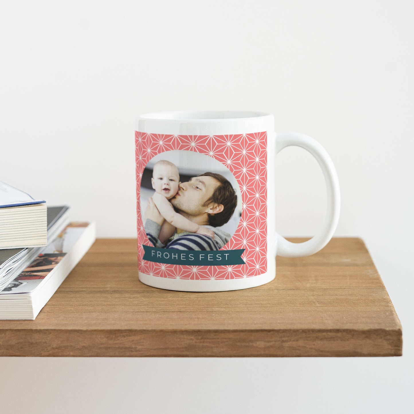 Tasse Objekte Weiß Rose Noël foto N° 4