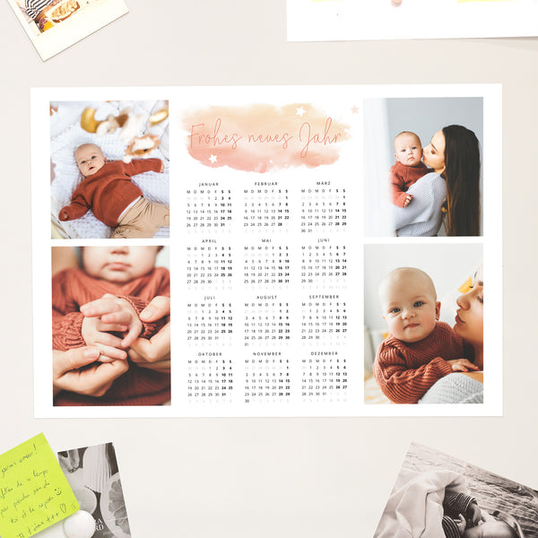 Kalender Weihnachten Magnetischer, einseitiges landschaft Weihnachts Erinnerungen foto