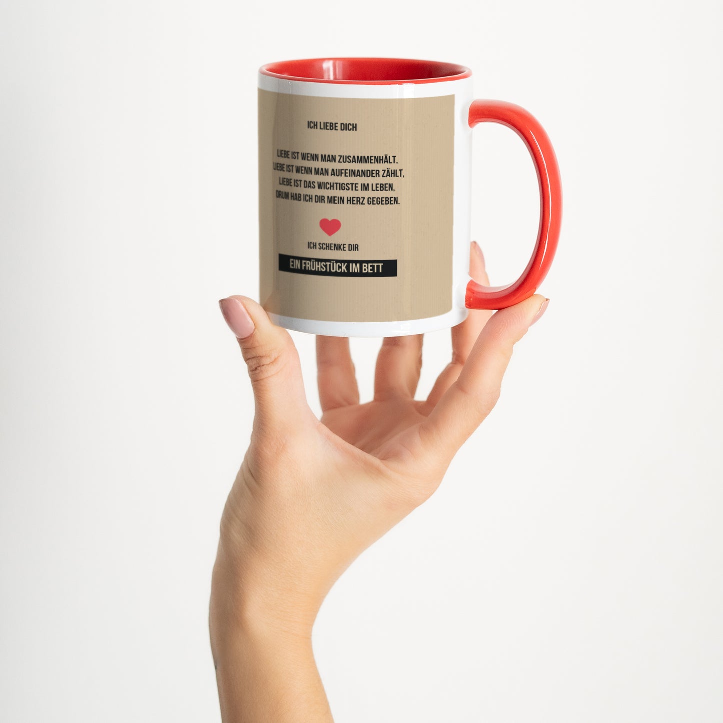 Tasse Objekte Rot My Valentine foto N° 2