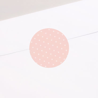 Sticker Geburt Rund Auf einer Wolke foto N° 1