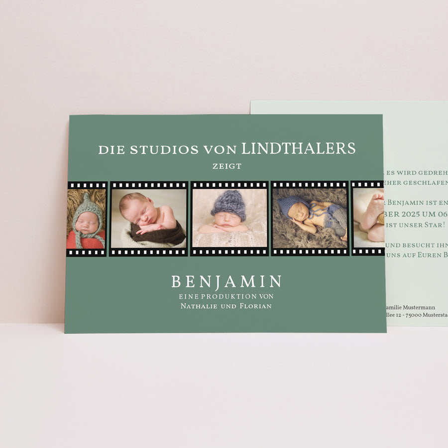 Geburtskarte Landschaft Autorenfilme! foto