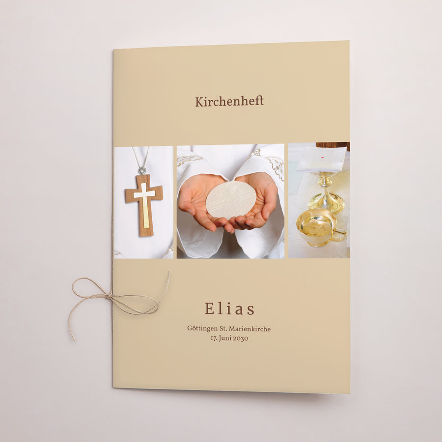 Kirchenheft Kommunion Doppelflügel Fromme Bilder foto