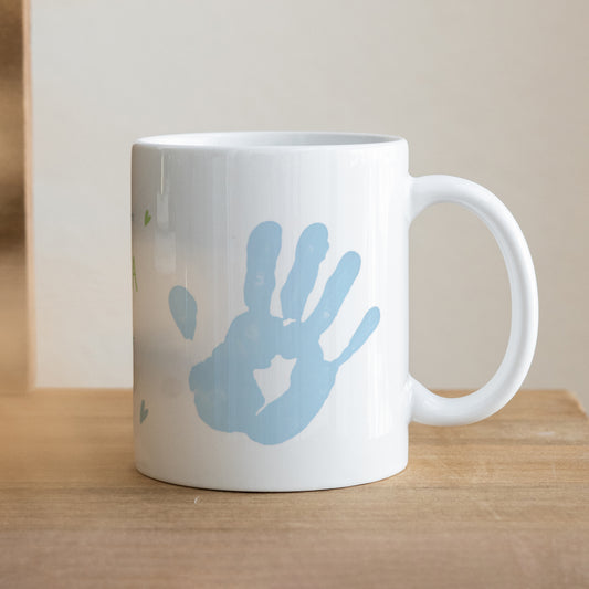 Tasse Objekte Weiß Papa Love foto