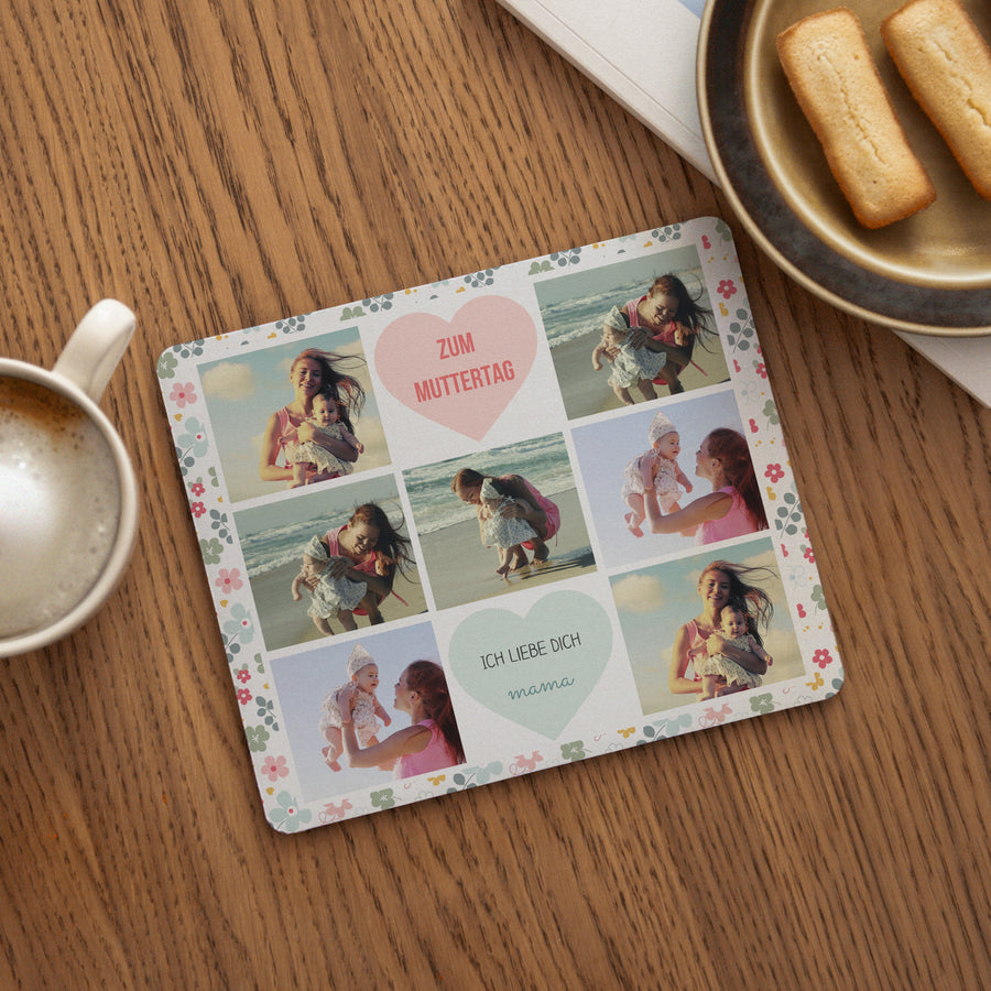 Mousepad Objekte Rechteck Muster Blume foto