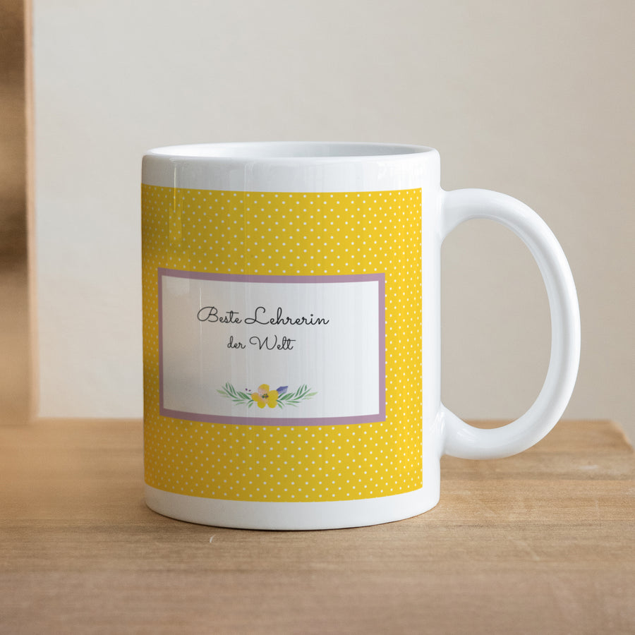 Tasse Objekte Weiß Maîtresse Fleurie foto