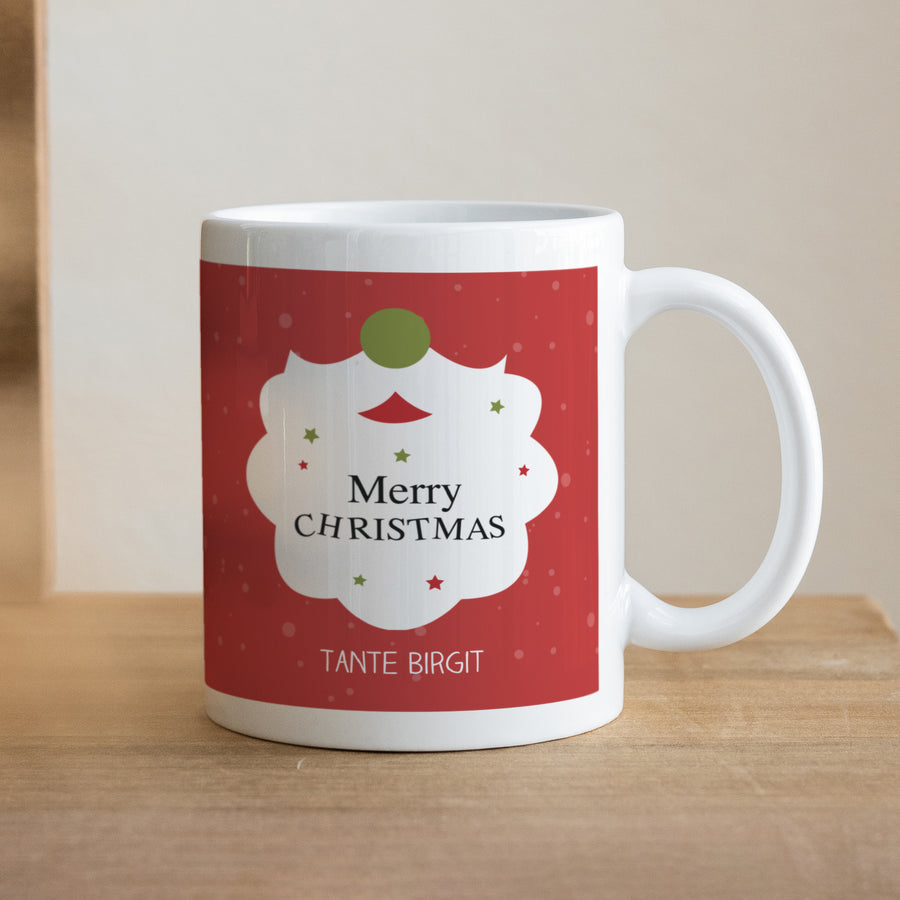 Tasse Objekte Weiß Der Bart von Noel foto