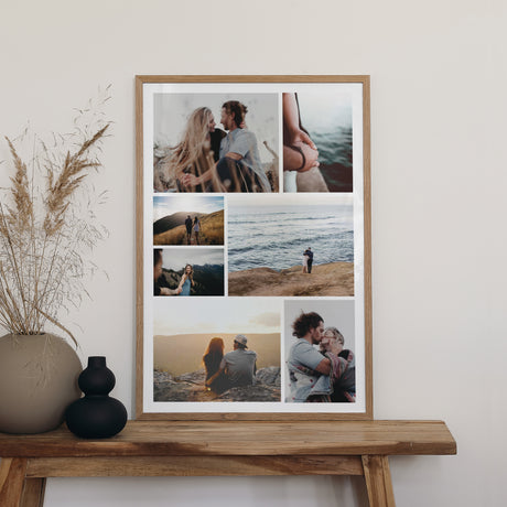 Poster Foto's Porträt 60 x 90 cm Multiphotos Deko
