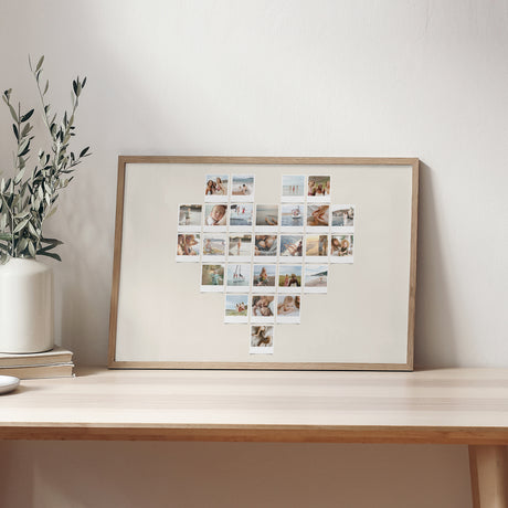 Poster Foto's Landschaft 90 x 60 cm Instant-Herz