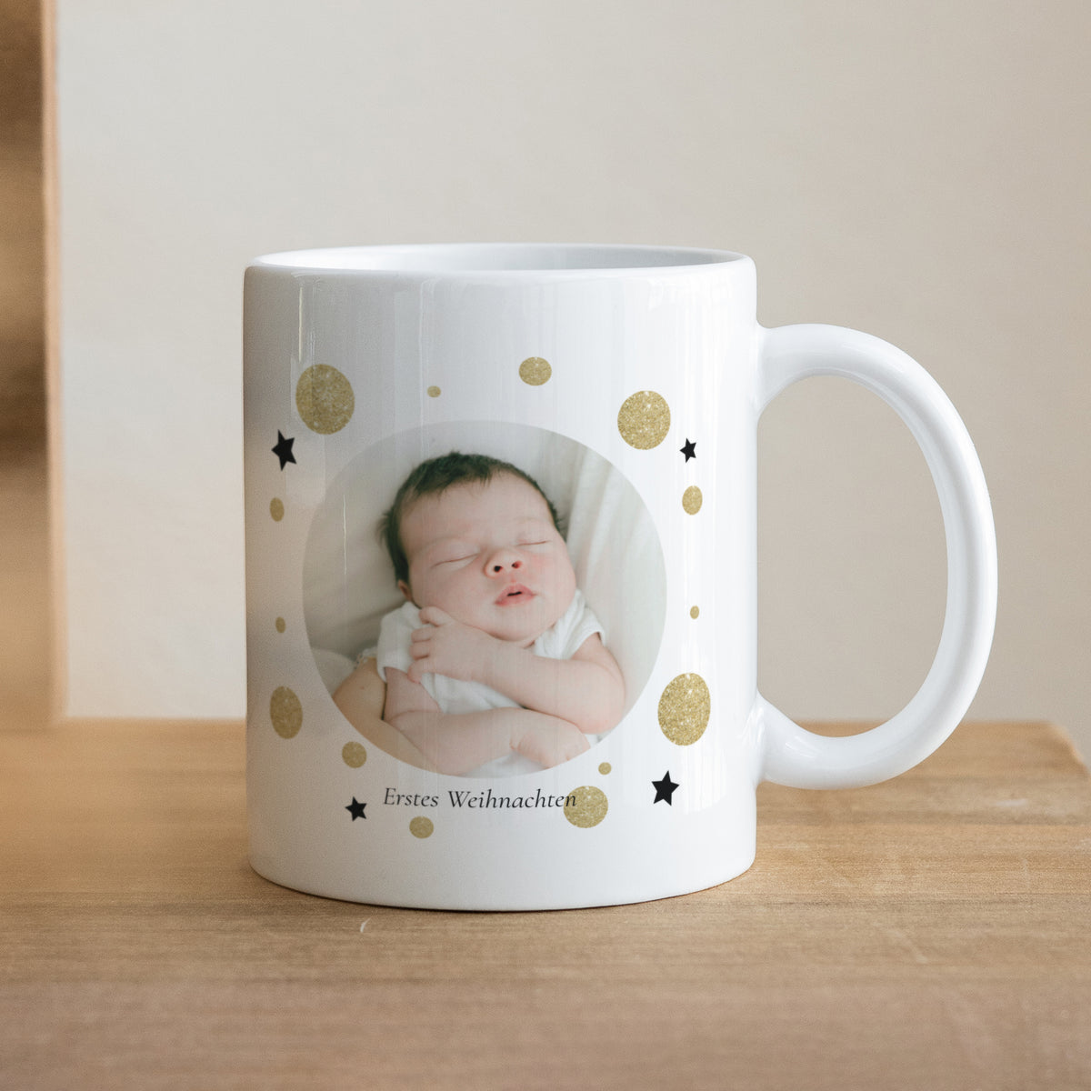 Tasse Objekte Weiß 1. Weihnachten foto