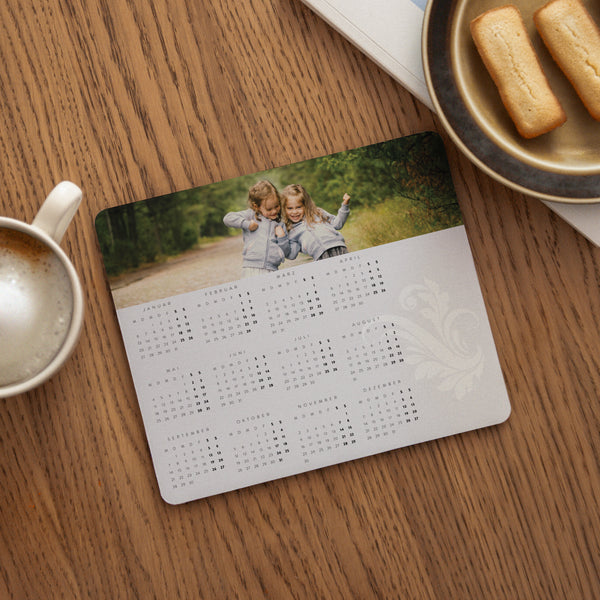 Mousepad Objekte Rechteck Kalenderstil foto