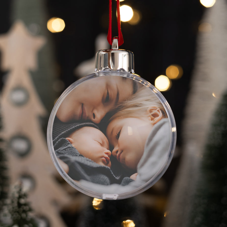 Weihnachtskugel Weihnachten Runde Meine Familie foto