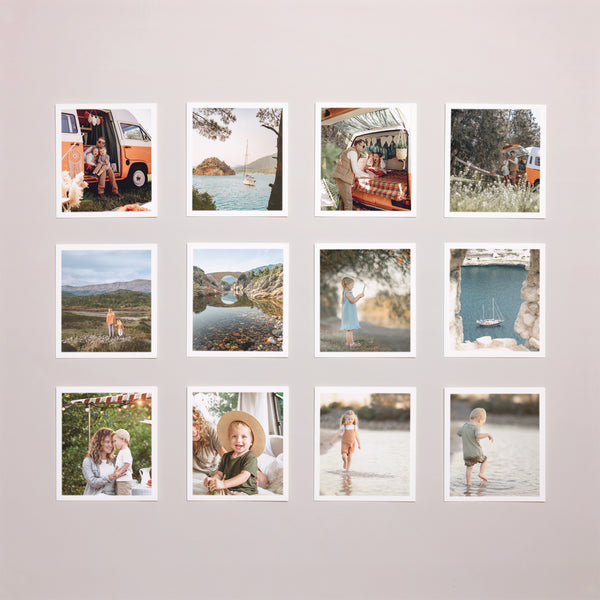 Fotoabzug Foto's Pack von 12 Basic Weiß foto