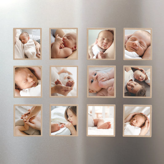 Fotoabzug Foto's Pack mit 12, magnetisch Hello Baby Boy foto