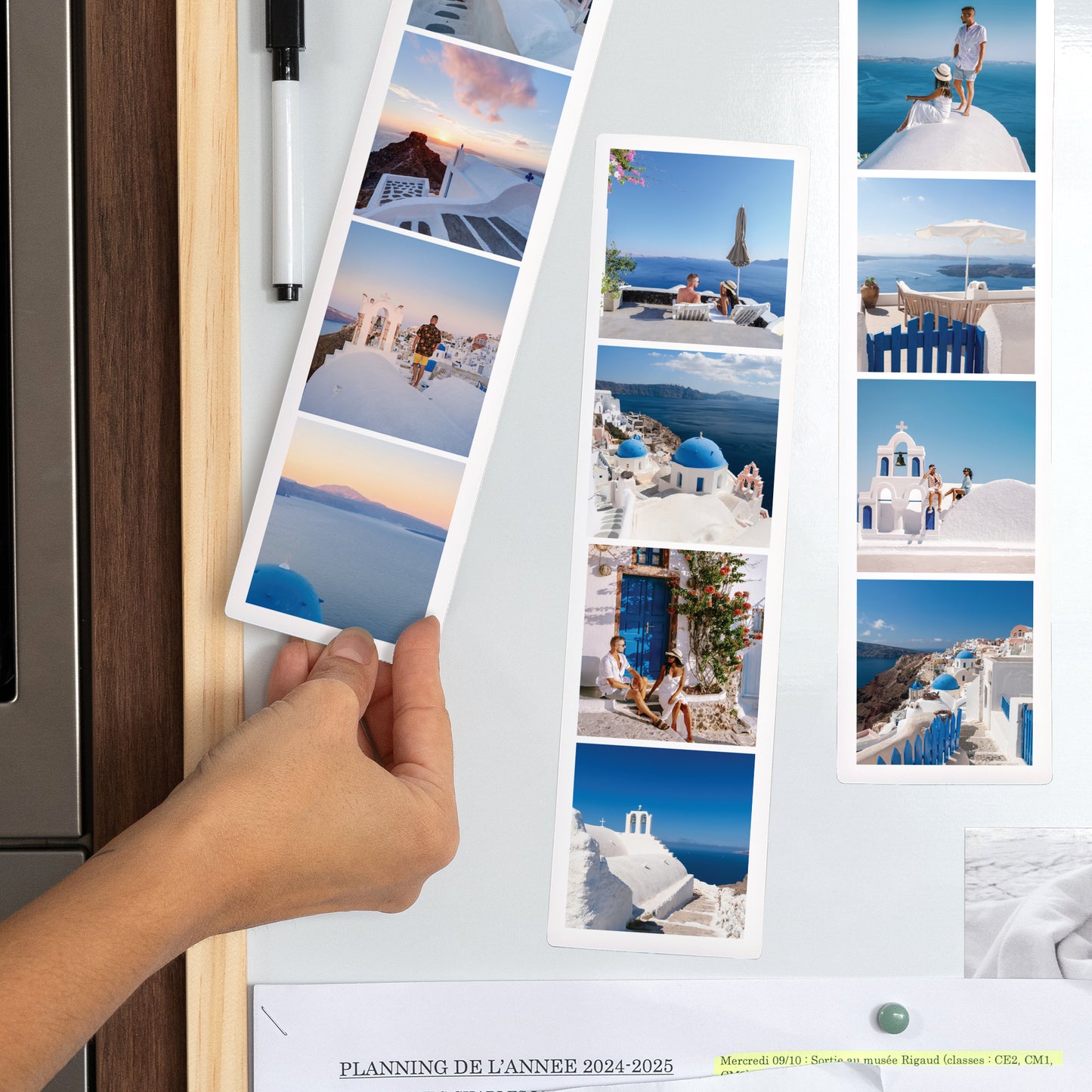 Fotoabzug Foto's Set aus 3, magnetisch Rund um die Welt foto N° 2