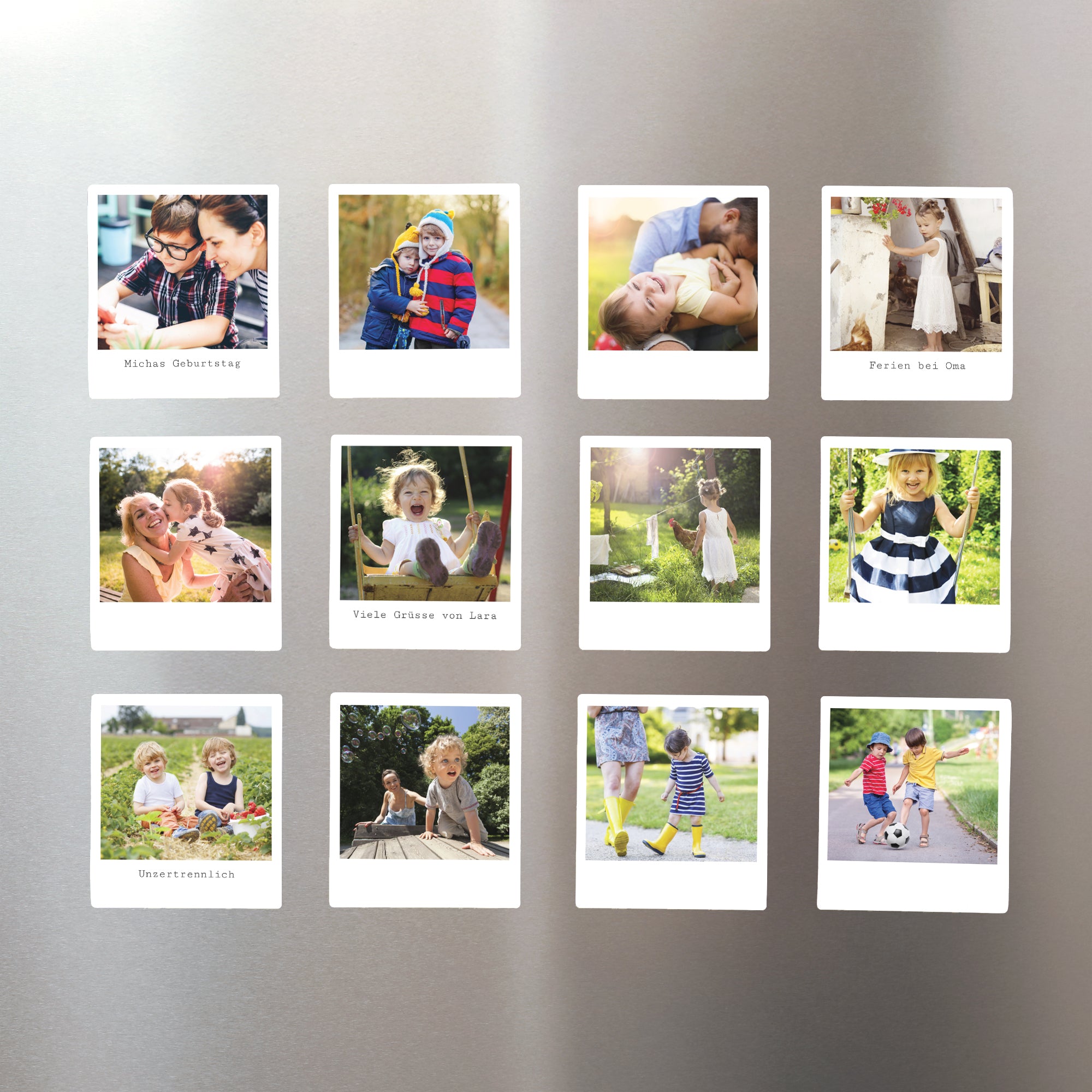Fotoabzug Foto's Pack mit 12, magnetisch Basiques Klassisch Magnetisch foto N° 1