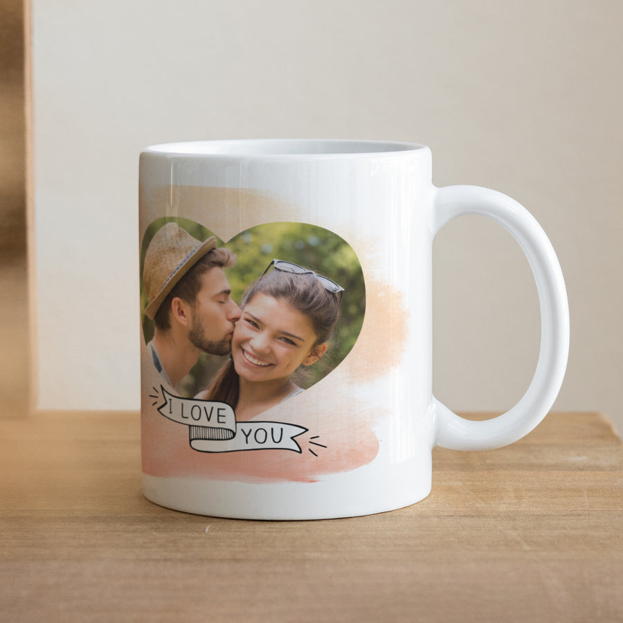 Tasse Objekte Weiß Eine Liebe für einen Becher foto