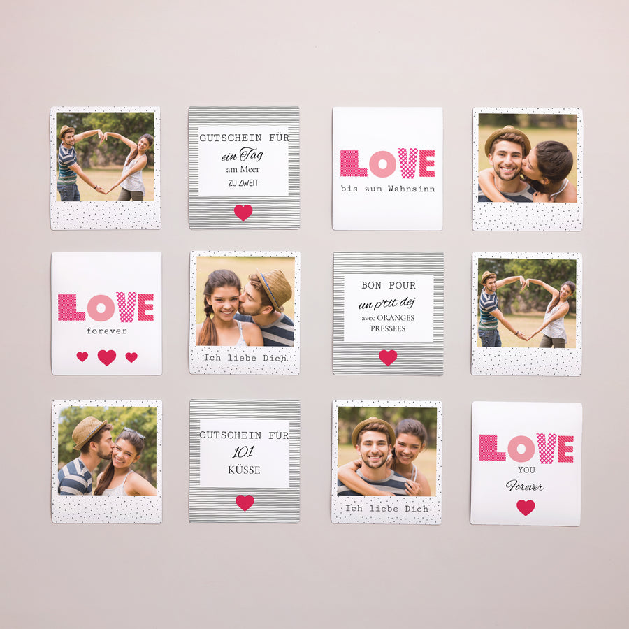 Fotoabzug Foto's Pack mit 12, magnetisch Gut zum Lieben foto