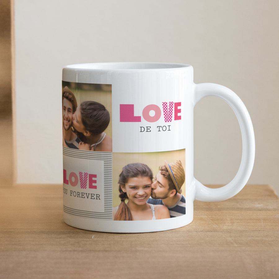 Tasse Objekte Weiß Liebe von dir foto