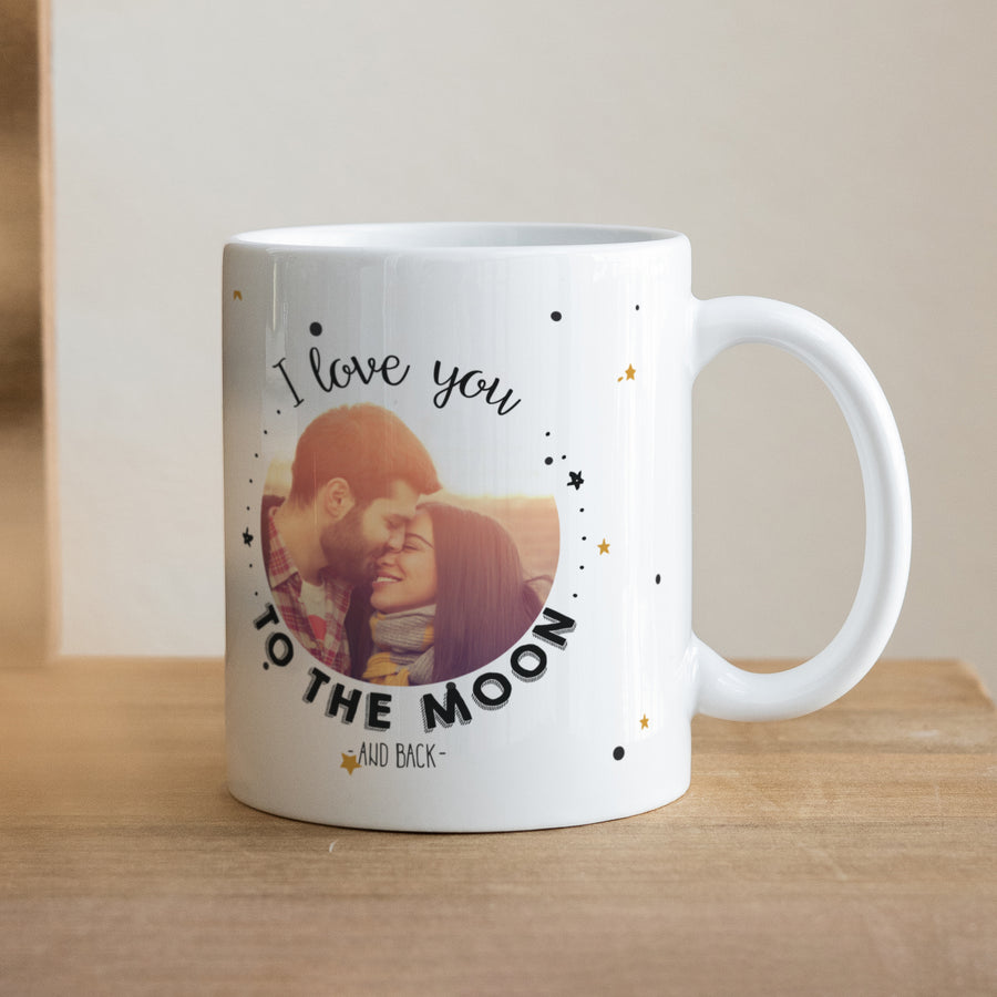 Tasse Objekte Weiß To the Moon foto