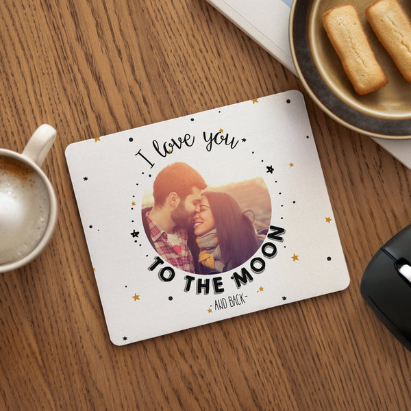 Mousepad Objekte Rechteck Liebe zum Mond foto