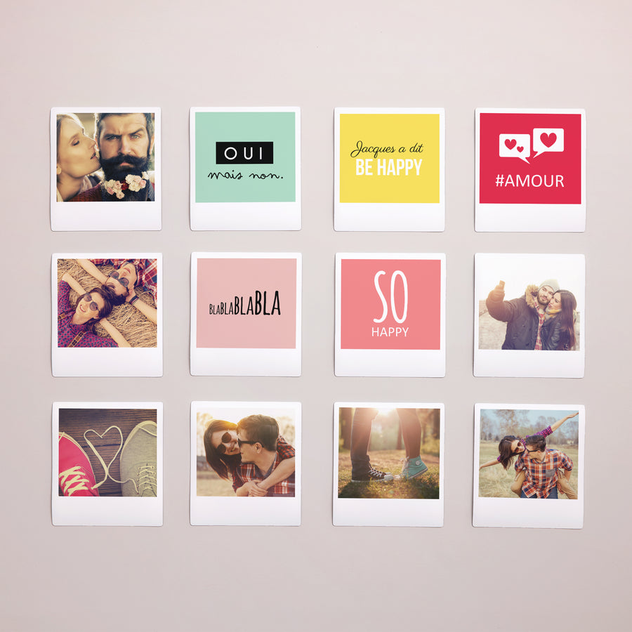 Fotoabzug Foto's Pack mit 12, magnetisch Farben des Tages foto