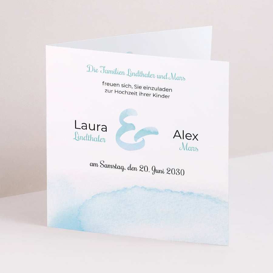 Hochzeitseinladung Doppelflügelfenster Aquae Sextiae foto