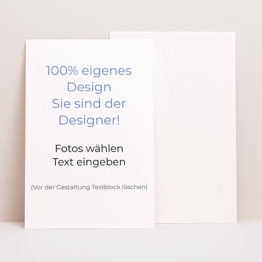 Beilegekarte Geburtstag Erwachsener PortraitPorträt Jungfrau foto
