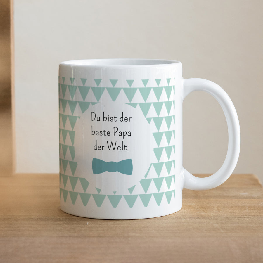 Tasse Objekte Weiß Best Dad Ever foto
