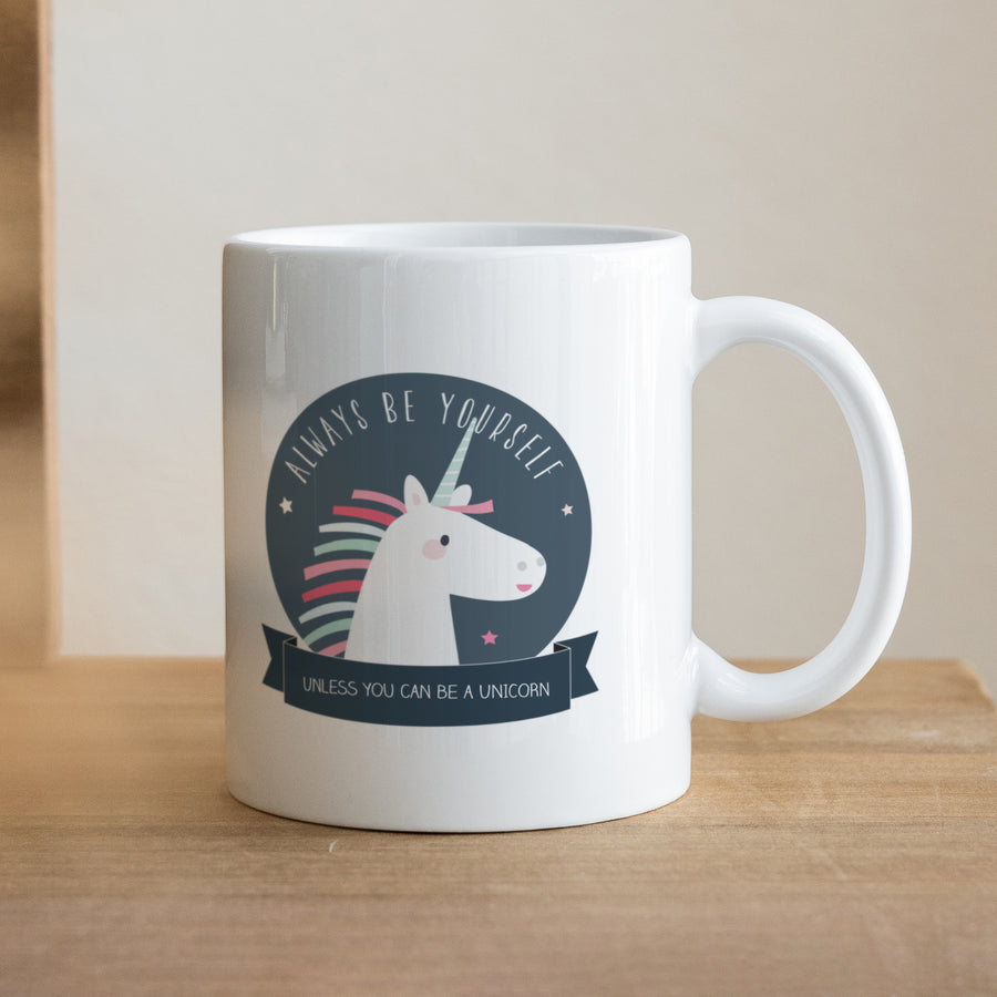 Tasse Weihnachten Weiß Magisches Einhorn foto