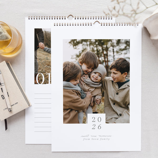 Kalender Weihnachten Wandgemälde A3 Klassisch weiß foto