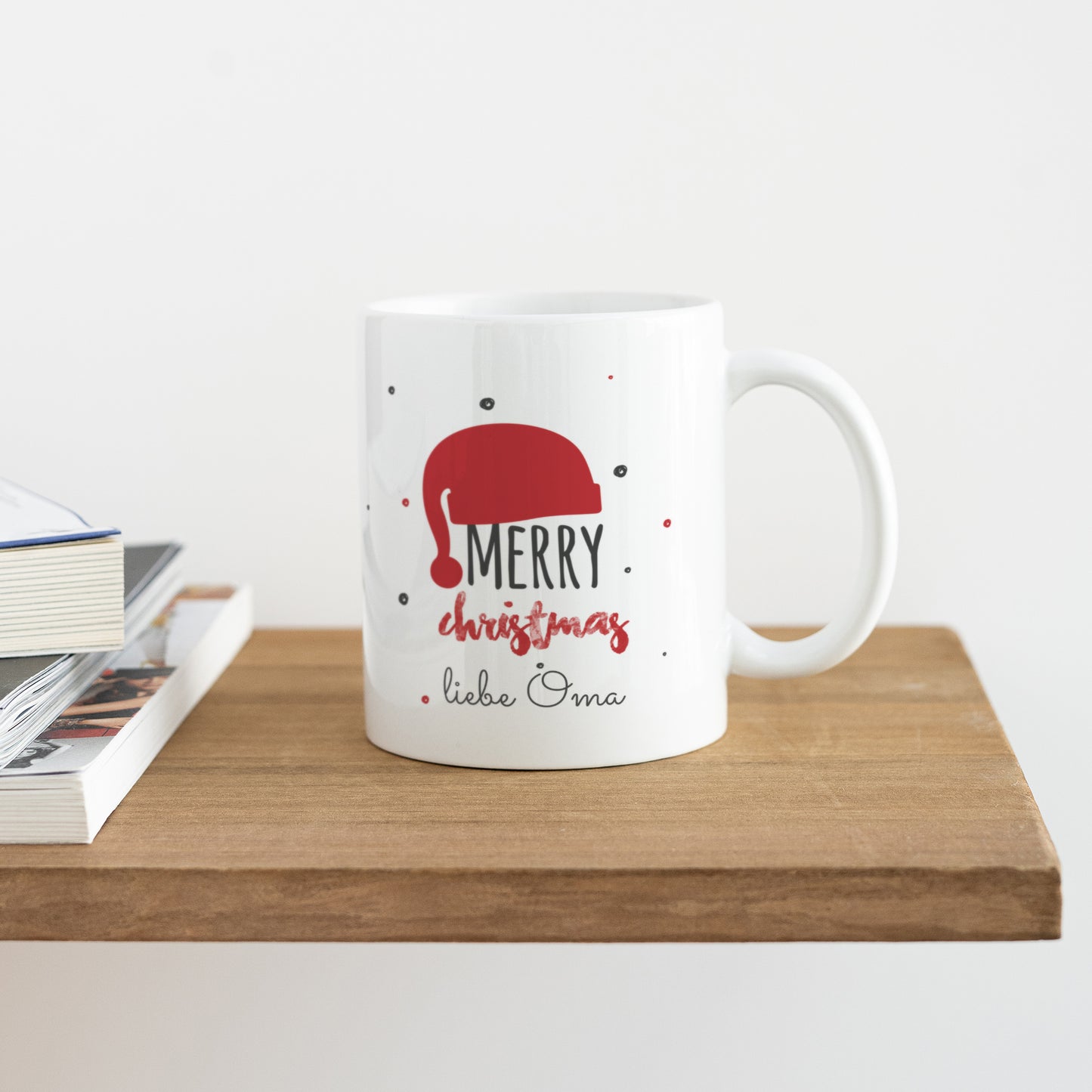 Tasse Objekte Weiß Mütze des Weihnachtsmanns foto N° 4