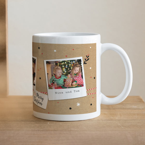 Tasse Objekte Weiß Christmas Tea foto