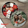 Metalldose Objekte runde, mit Schokolade gefüllt Valentinstag II foto N° 1