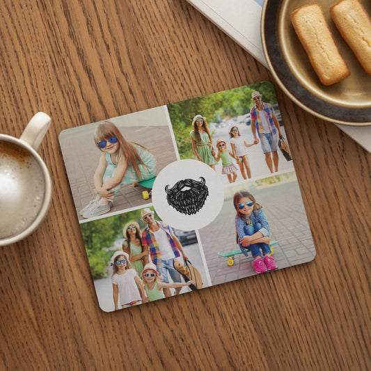 Mousepad Objekte Rechteck Papa qui Pique foto