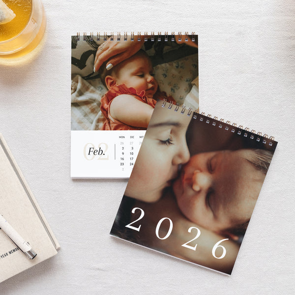 Kalender Weihnachten Büro, Staffelei Geliebte Familie foto