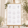 Sitzplan Hochzeit Porträt Lavendelstrauß foto N° 1