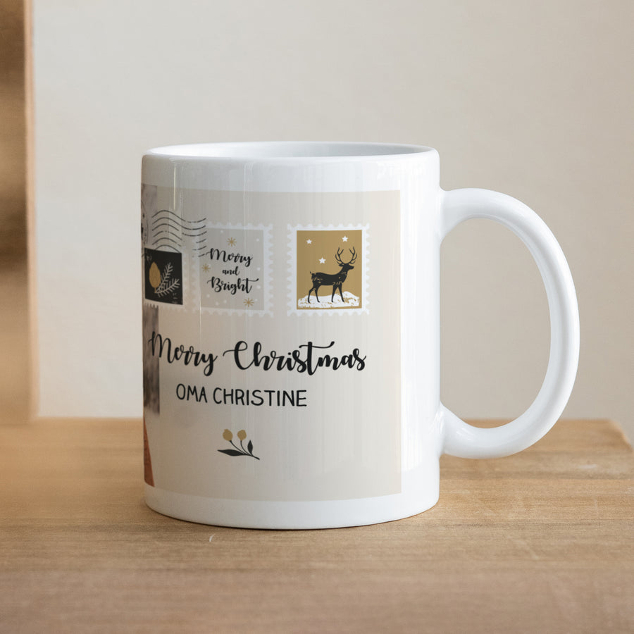 Tasse Objekte Weiß Weihnachtsbrief foto