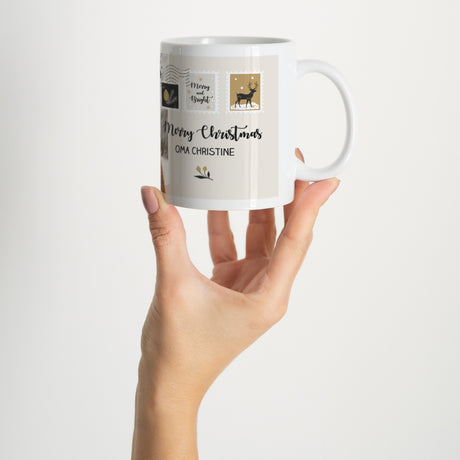 Tasse Objekte Weiß Weihnachtsbrief