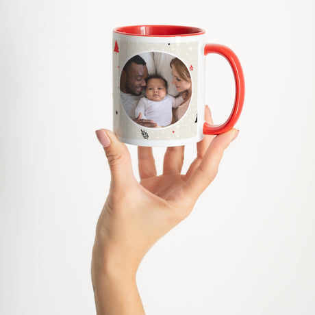 Tasse Objekte Rot Weihnachten in der Familie