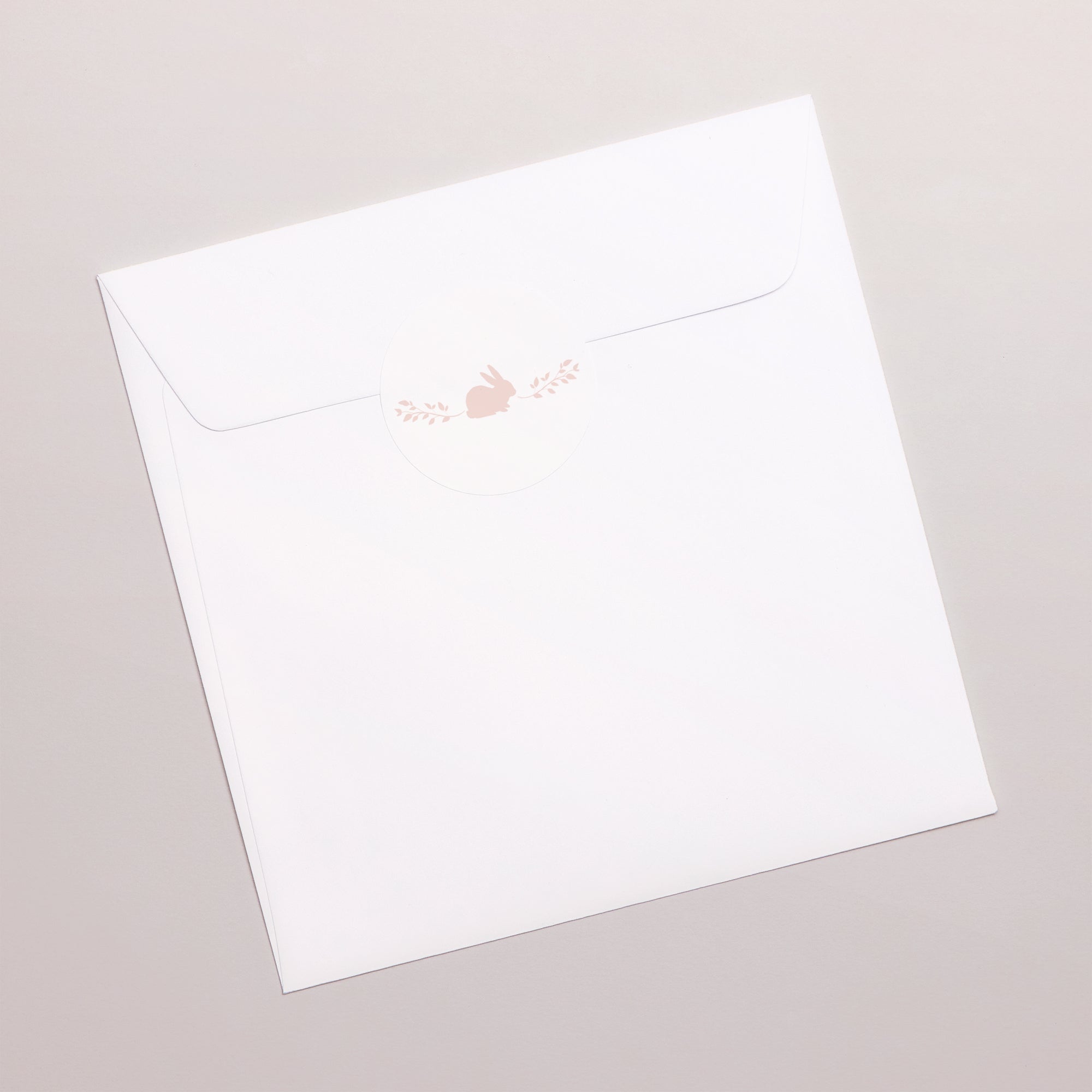 Sticker Geburt Rund Goldenes Kaninchen foto N° 3