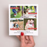 Weihnachtskarte Weihnachten Quadrat Jahresbilanz foto N° 2