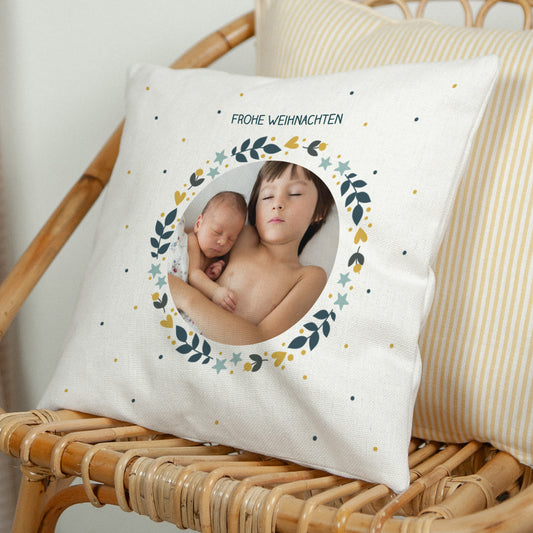Kissen Objekte Natürliche Beige Oma Weihnachten foto