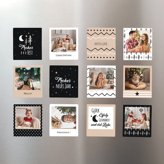 Fotoabzug Foto's Pack mit 12, magnetisch Petits Sapins foto