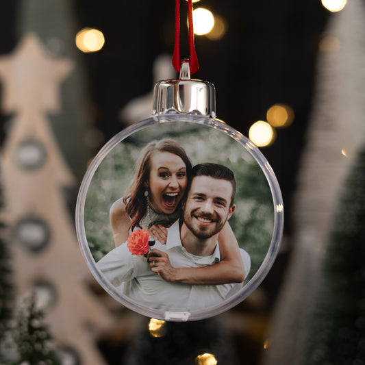 Weihnachtskugel Weihnachten Runde Liebeskugel foto