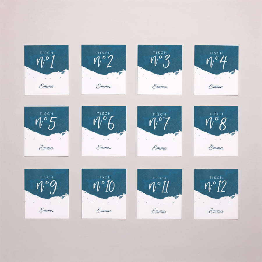 Fotoabzug Hochzeit Pack von 12 Das blaue Gold foto