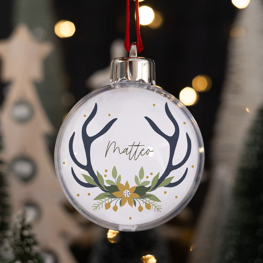 Weihnachtskugel Weihnachten Runde Skandinavische Weihnachten foto