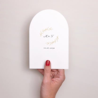 Menükarte Hochzeit Arche Minimalvegetarisch foto N° 2