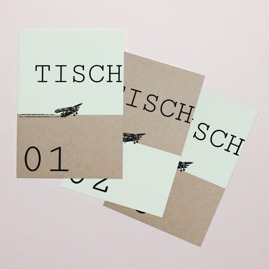 Tischnummern Hochzeit Rechteck Time To Love foto