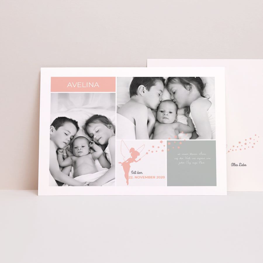 Geburtskarte Landschaft es ist magisch! foto